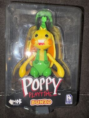 Poppy Playtime Bunzo Collectible Figure - Yellow & Green